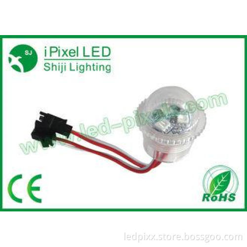 Programmable RGB LED Point Light Brightness Clear Body With